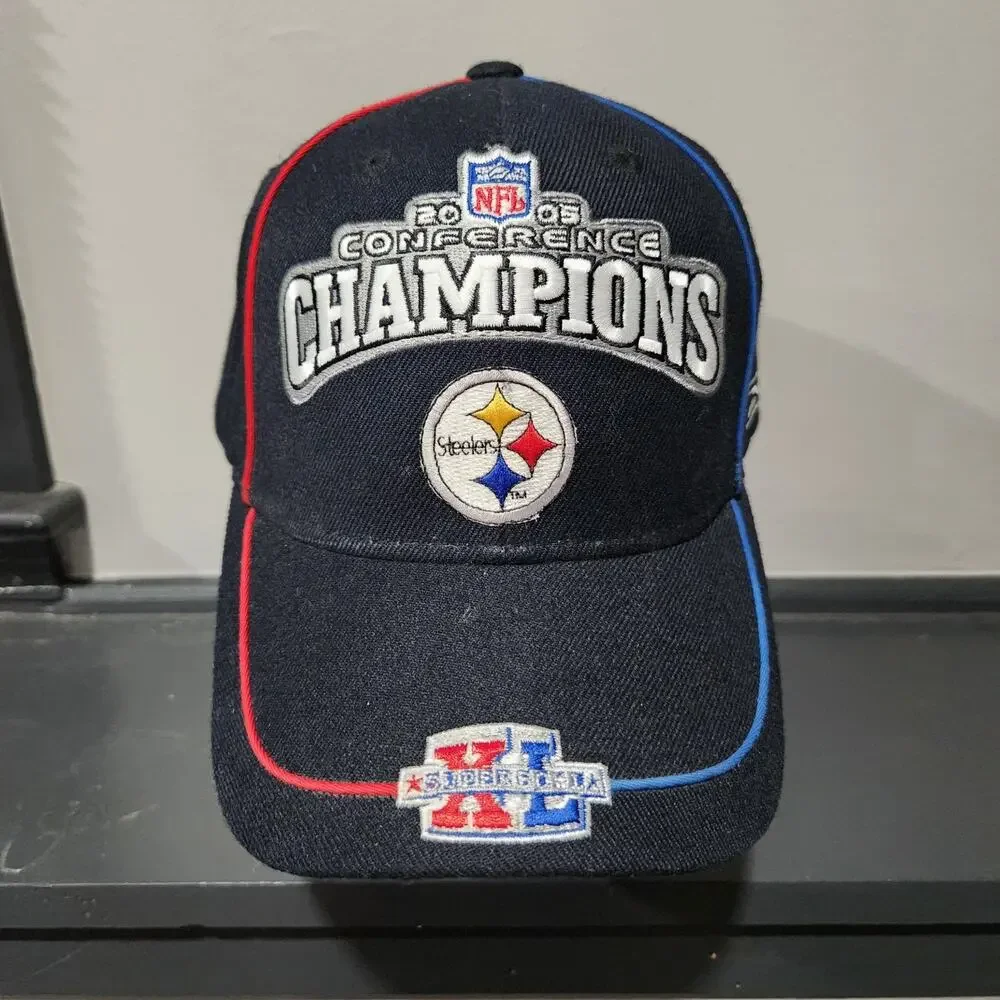 VTG Pittsburgh Steelers NFL 2005 AFC Conference Champions Super‎ Bowl XL Hat Cap